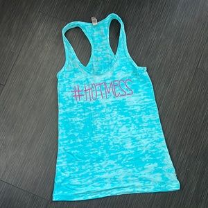 #hotmess racerback tank top